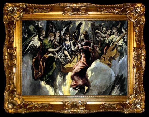 framed  GRECO, El The Annunciation, ta009-2
